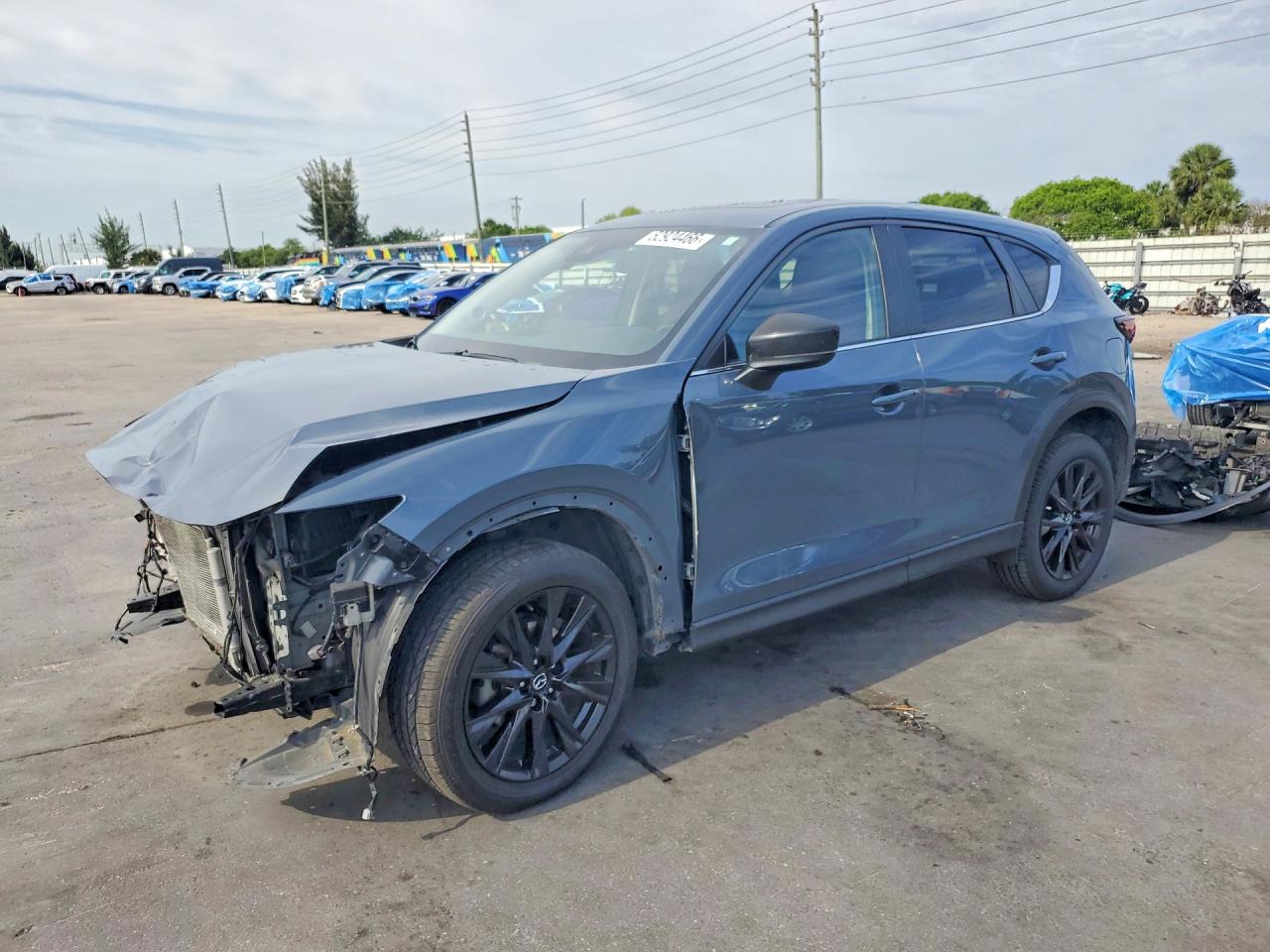 2021 Mazda CX-5 Carbon Edition, VIN JM3KFACM4M0423849 — Front end