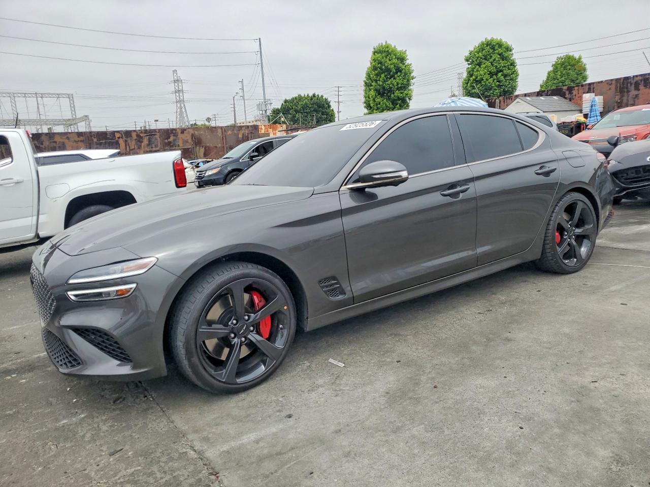 2026 Genesis G70 3.3T Sport Prestige, VIN KMTG44SE8TU166042 — Minor dents and scratches