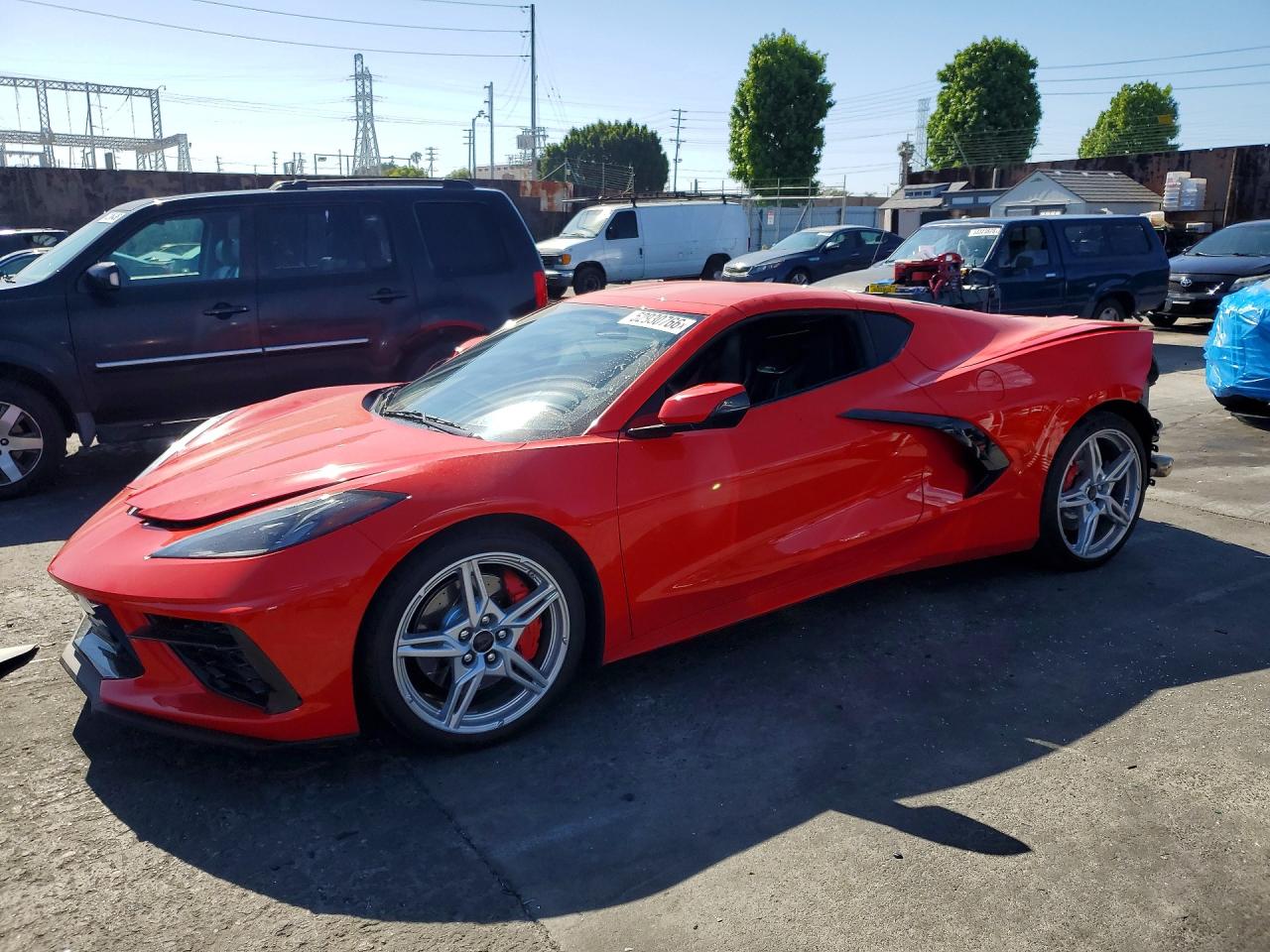 2022 Chevrolet Corvette 2LT, VIN 1G1YB2D47N5108558 — Rear end