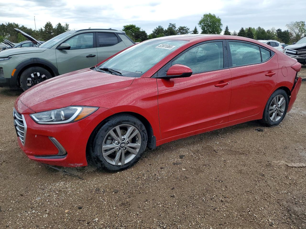 2018 Hyundai Elantra Value Edition, VIN 5NPD84LF7JH386390 — Rear end