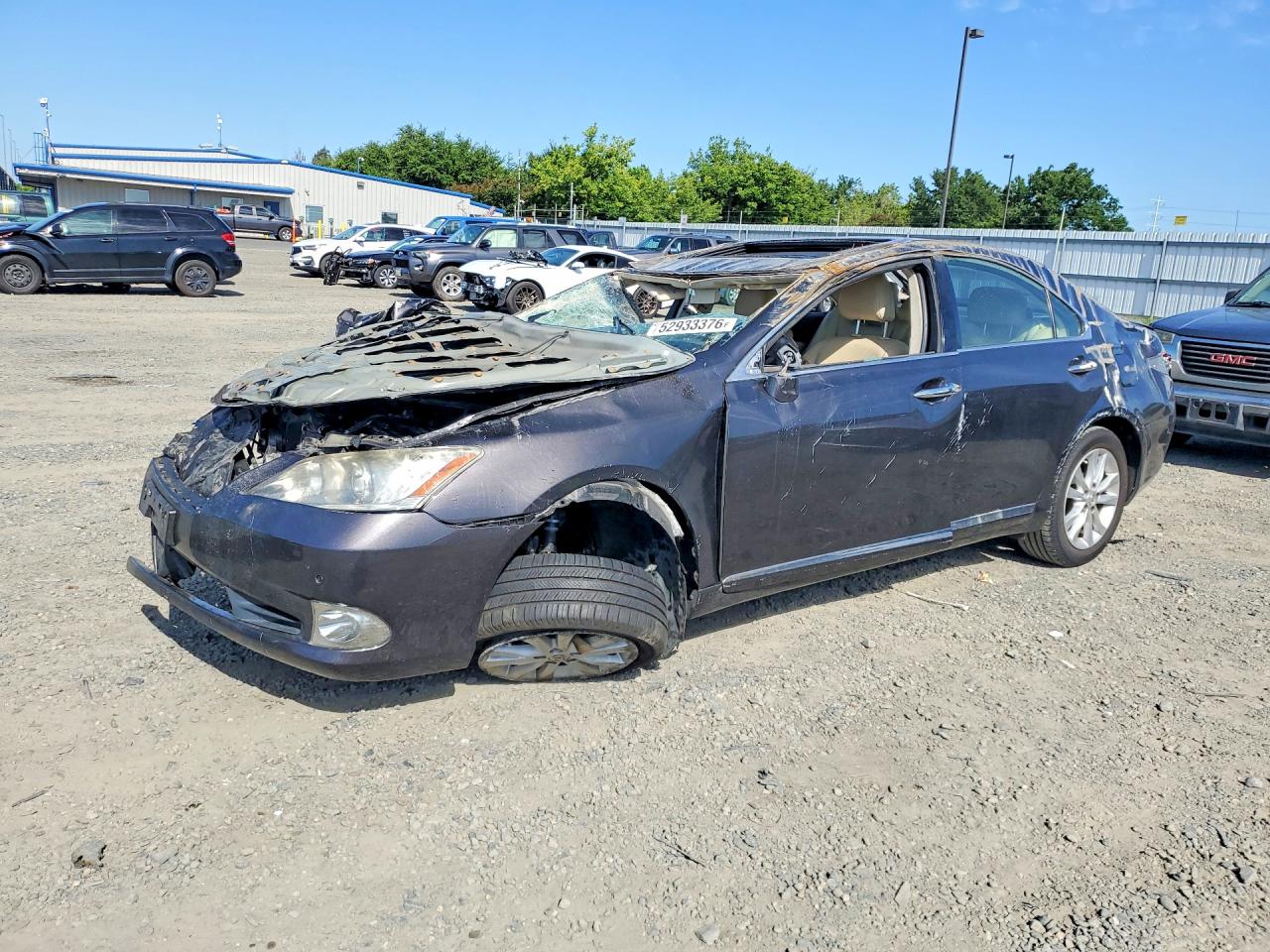 2011 Lexus ES 330, VIN JTHBK1EG5B2416694 — Опрокидывание