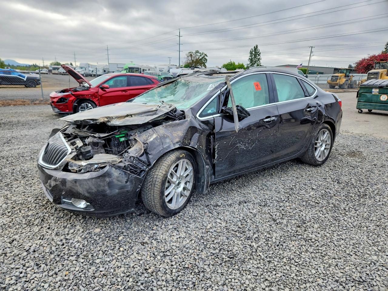 2015 Buick Verano Group, VIN 1G4PS5SK2F4110405 — Опрокидывание