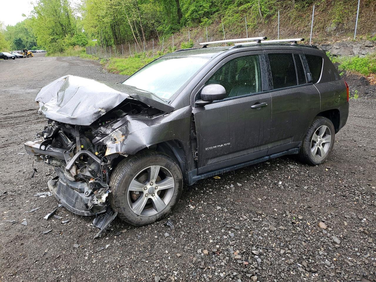 2016 Jeep Compass High Altitude, VIN 1C4NJDEB2GD696612 — Front end