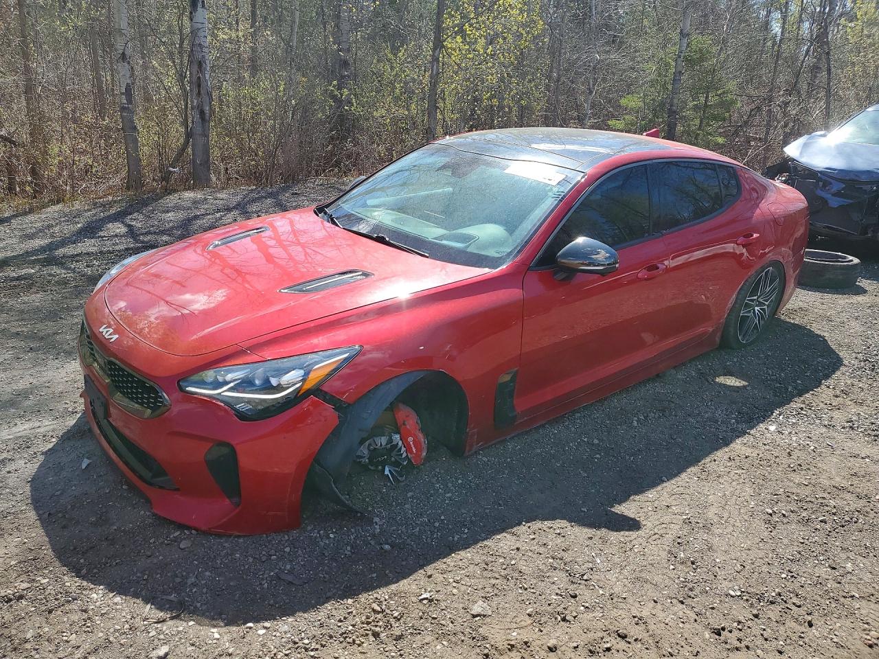 2023 Kia Stinger GT2, VIN KNAE55LC2P6132417 — Side