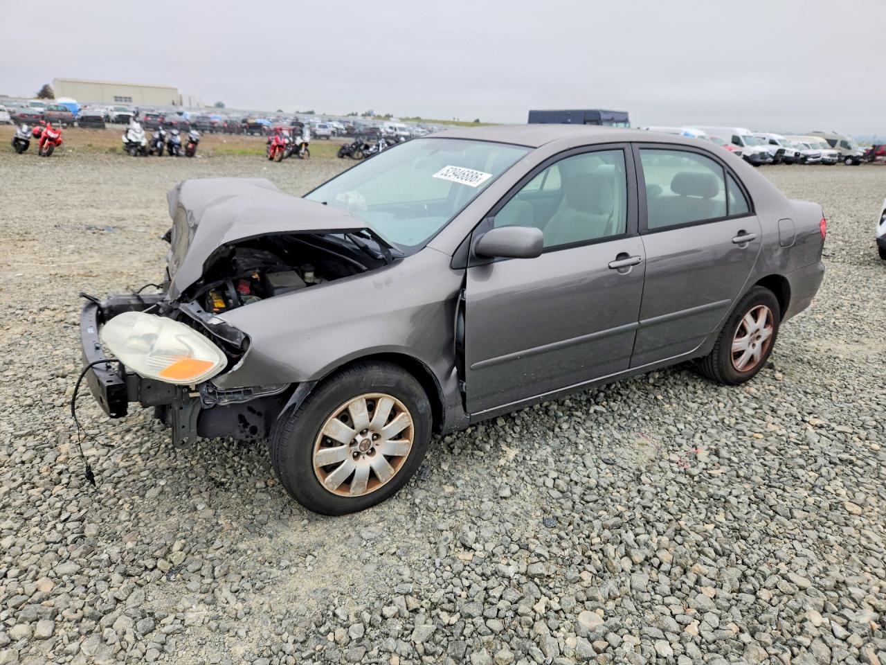 2007 Toyota Corolla LE, VIN 1NXBR32E47Z777448 — Front end