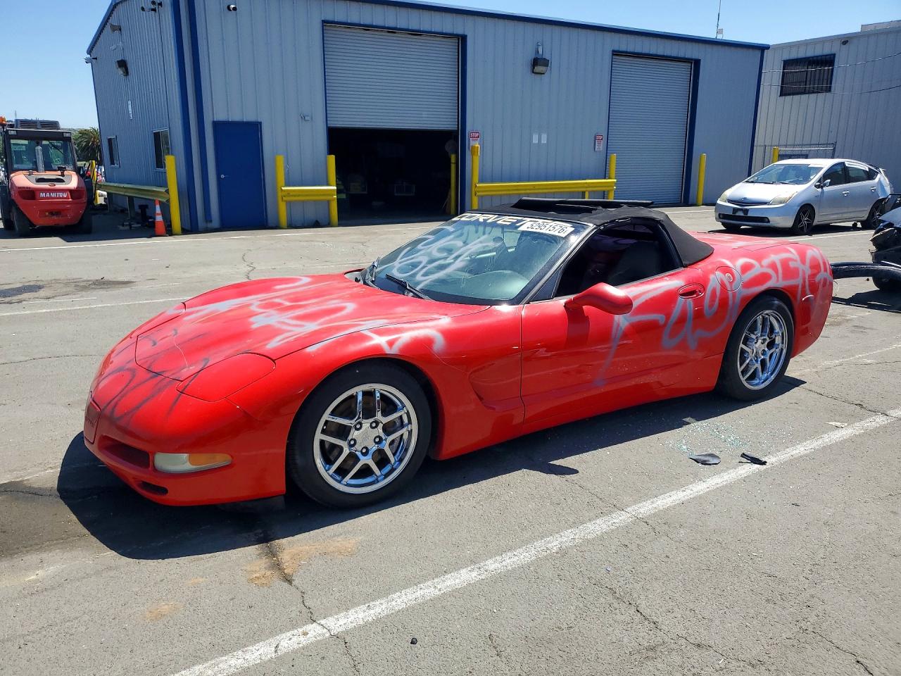 1999 Chevrolet Corvette, VIN 1G1YY32G8X5126541 — Vandalism