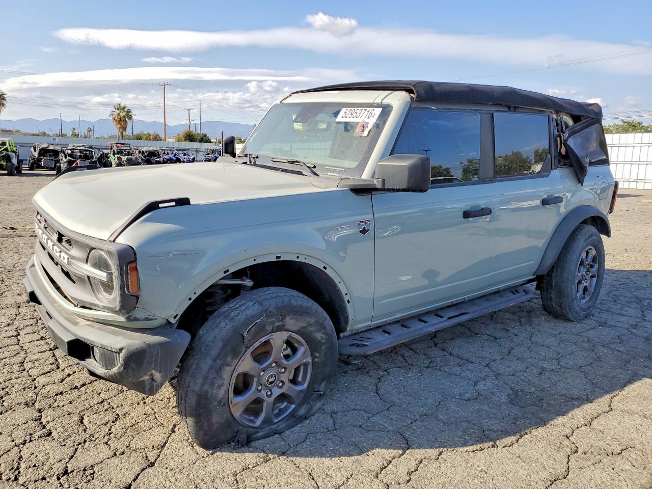 2023 Ford Bronco Outer Banks, VIN 1FMEE5BP1PLB29674 — Front end