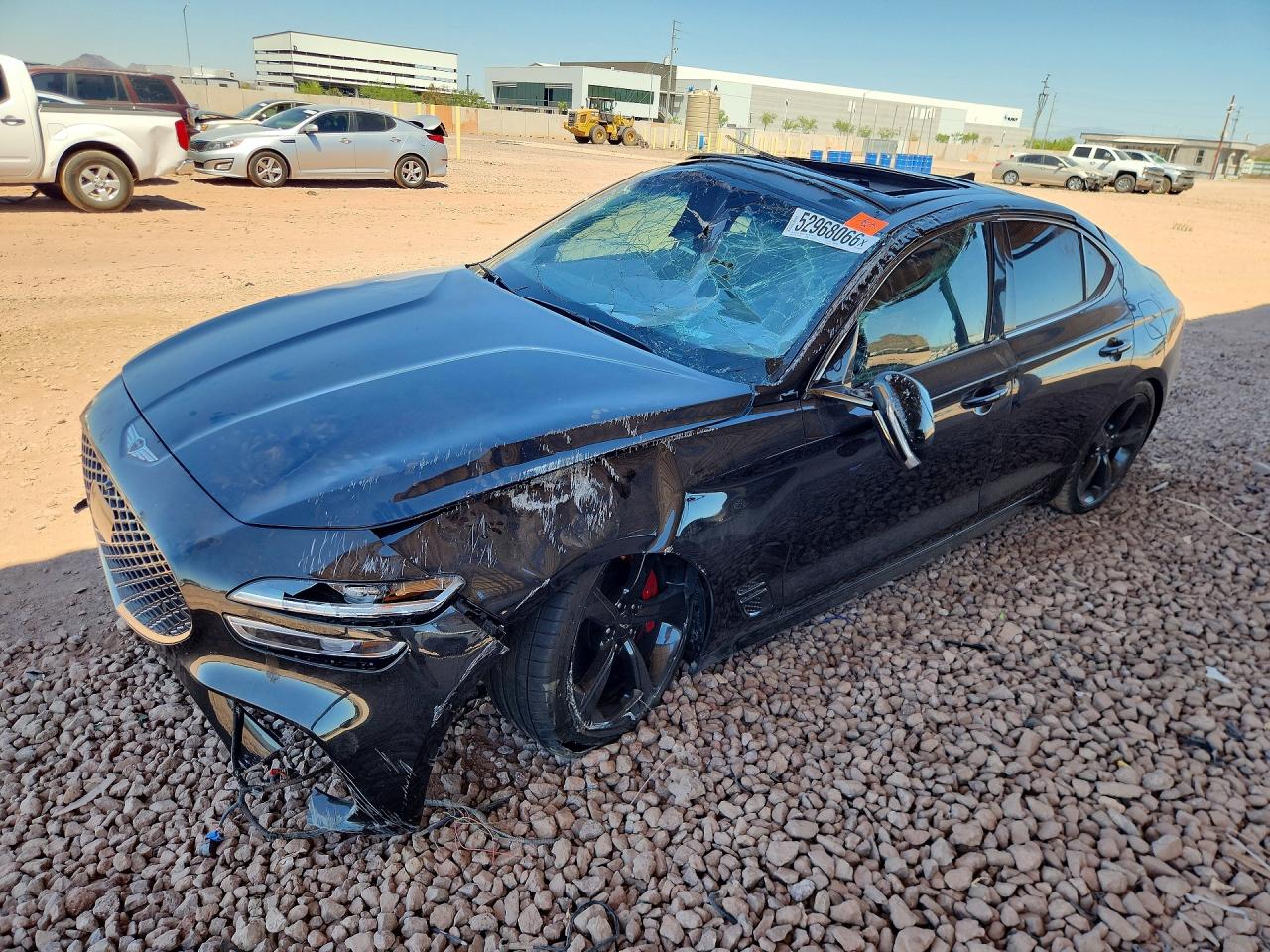 2026 Genesis G70 3.3T Sport Prestige, VIN KMTG44SE0TU160218 — Rollover