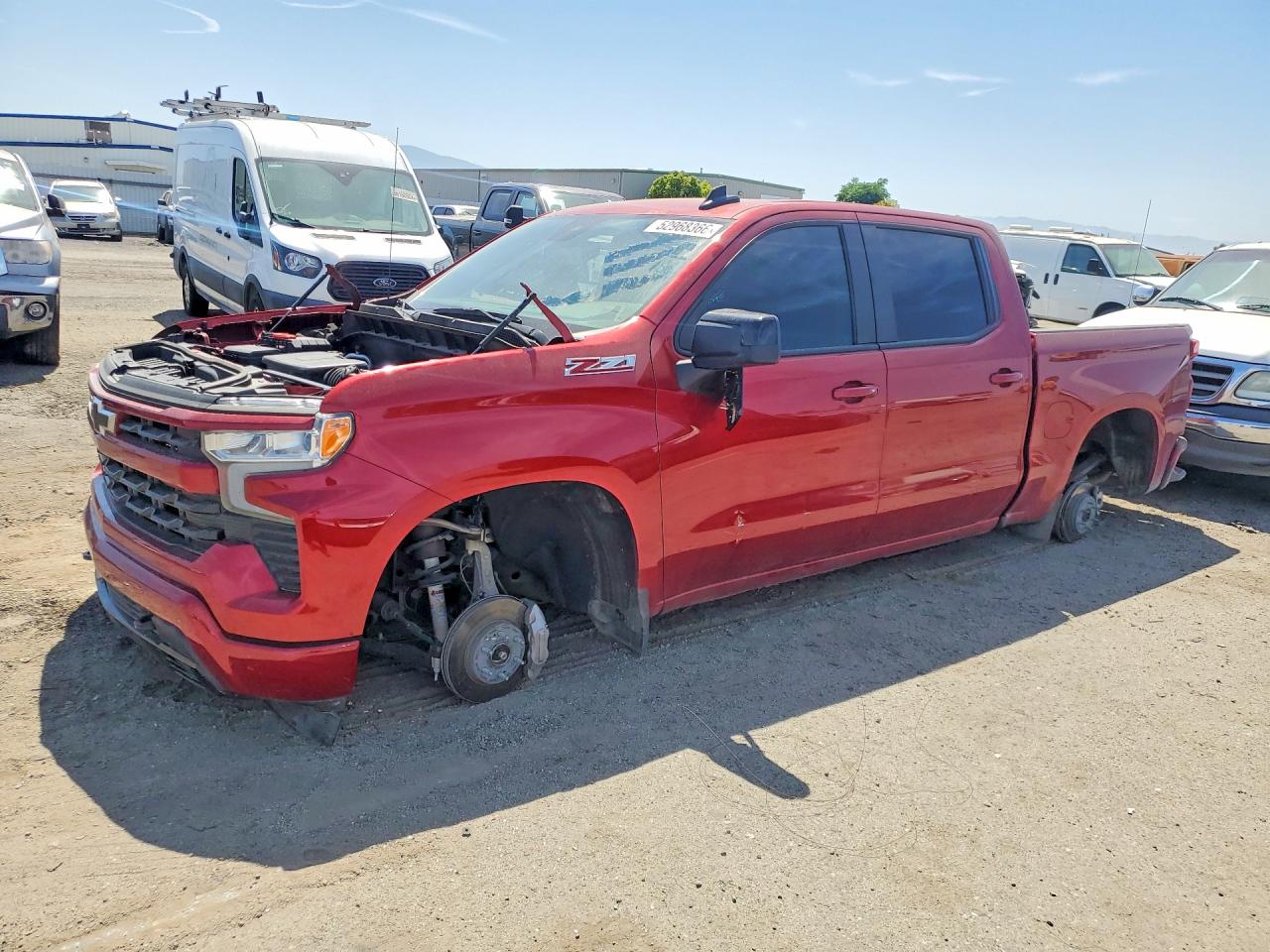 2025 Chevrolet Silverado 1500 RST, VIN 3GCUKEED1SG213980 — Stripped