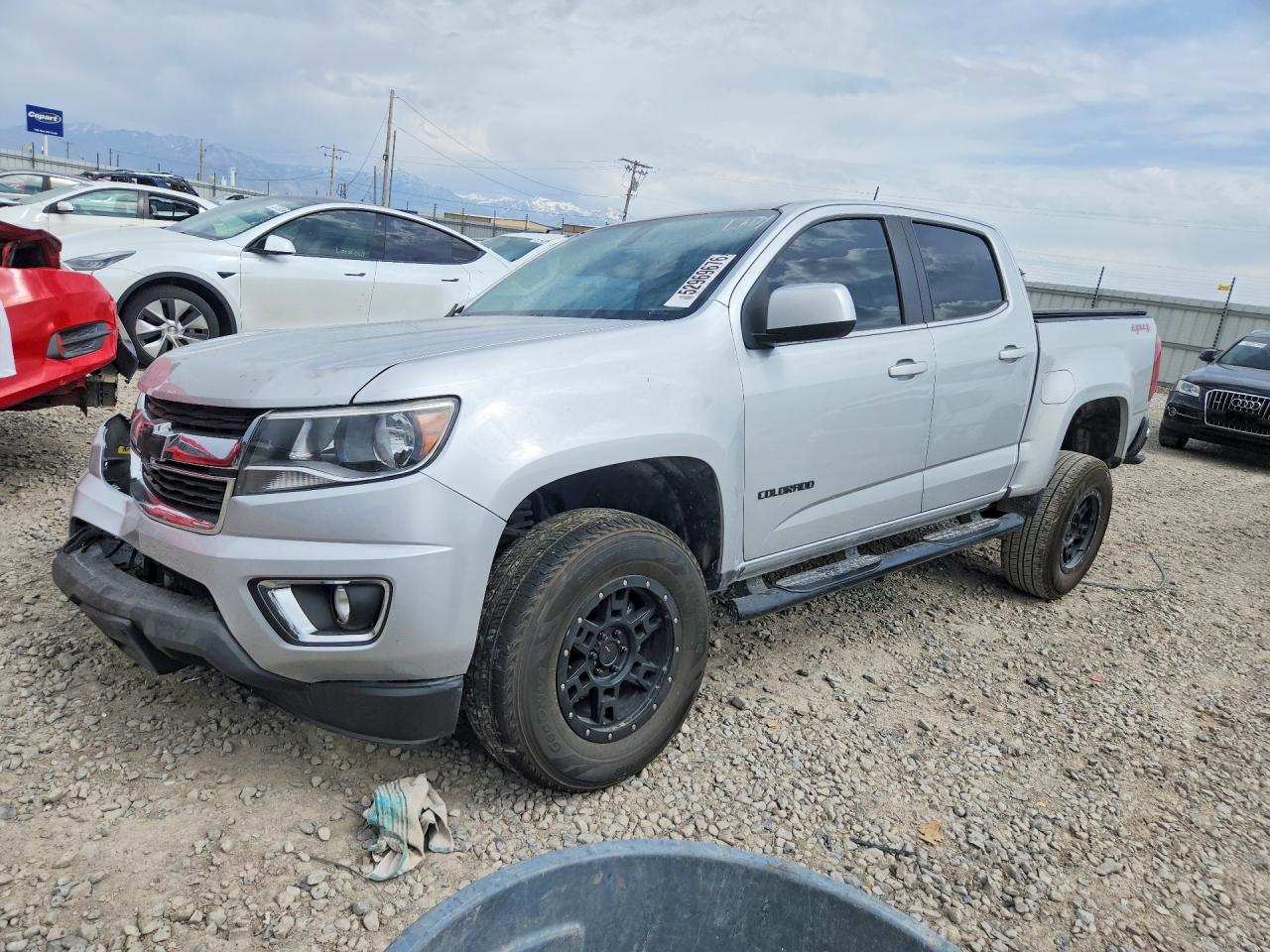 2018 Chevrolet Colorado 4WD LT, VIN 1GCGTCEN0J1118282 — Днище