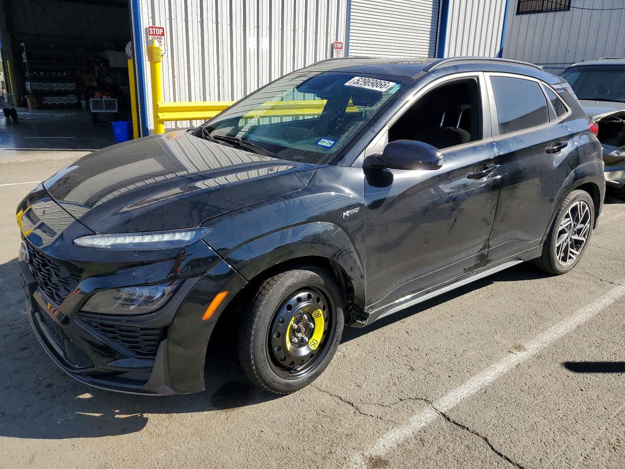 2022 Hyundai Kona N Line, VIN KM8K33A3XNU843015 — Undercarriage