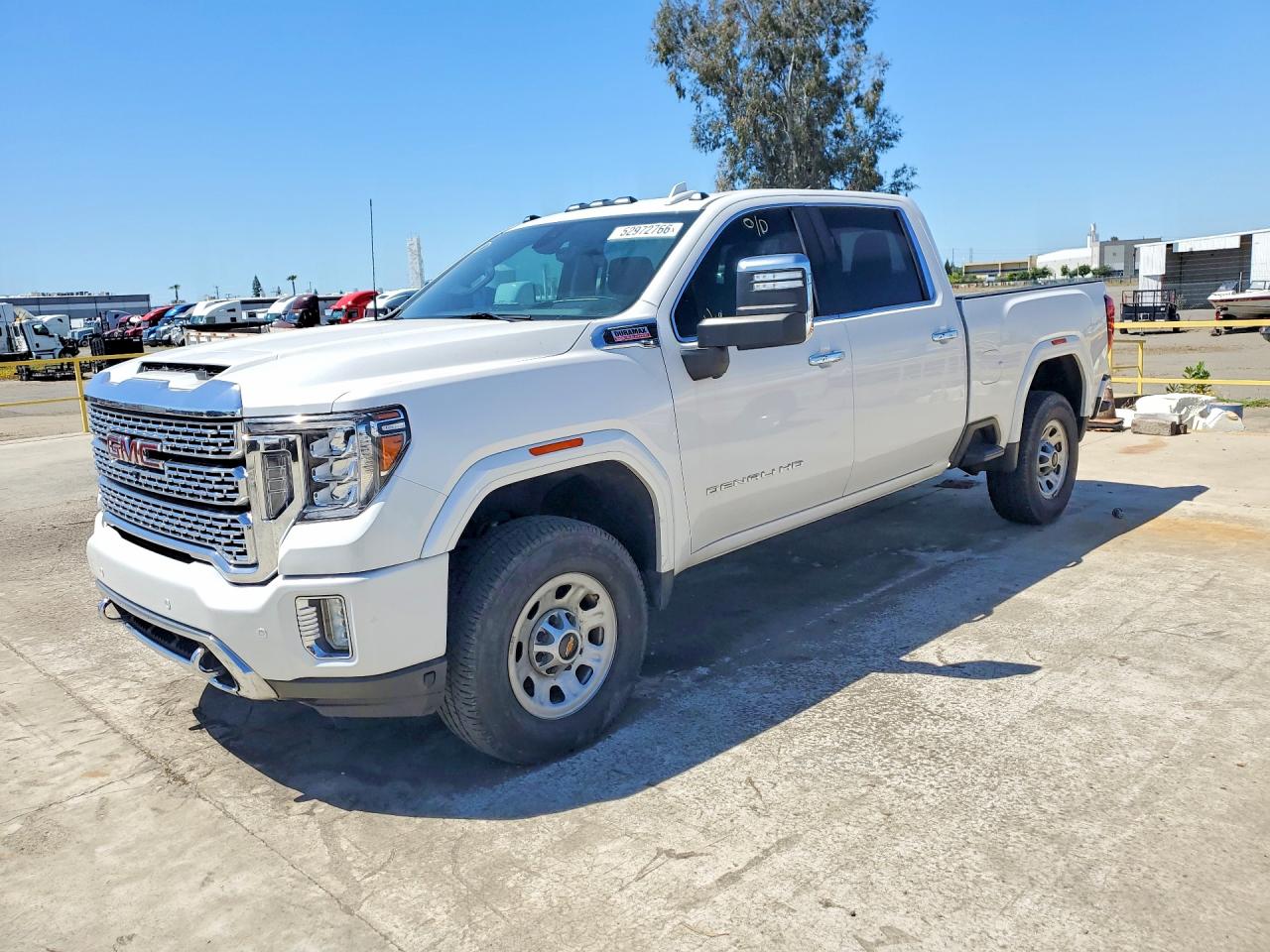 2022 GMC Sierra 2500HD Denali, VIN 1GT49REY9NF324711 — Rear end