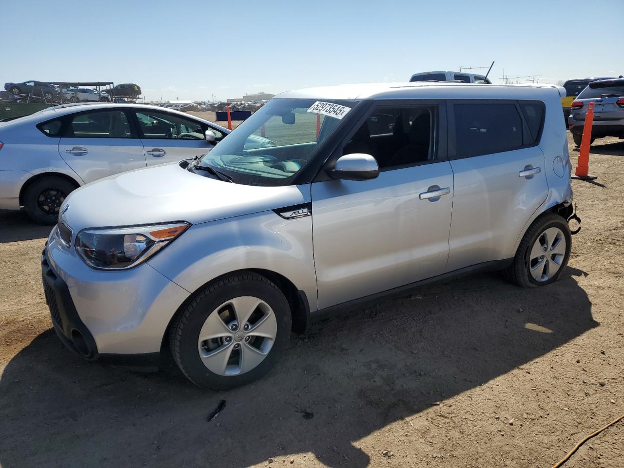 2016 Kia Soul, VIN KNDJN2A20G7874044 — Rear end
