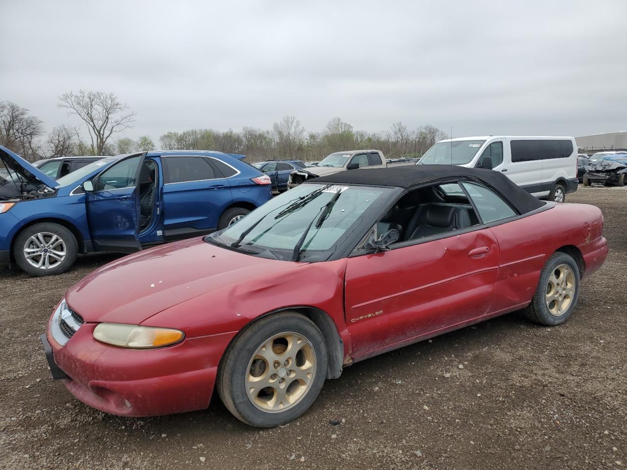 1998 Chrysler Sebring JXi, VIN 3C3EL55H3WT317053 — Бок
