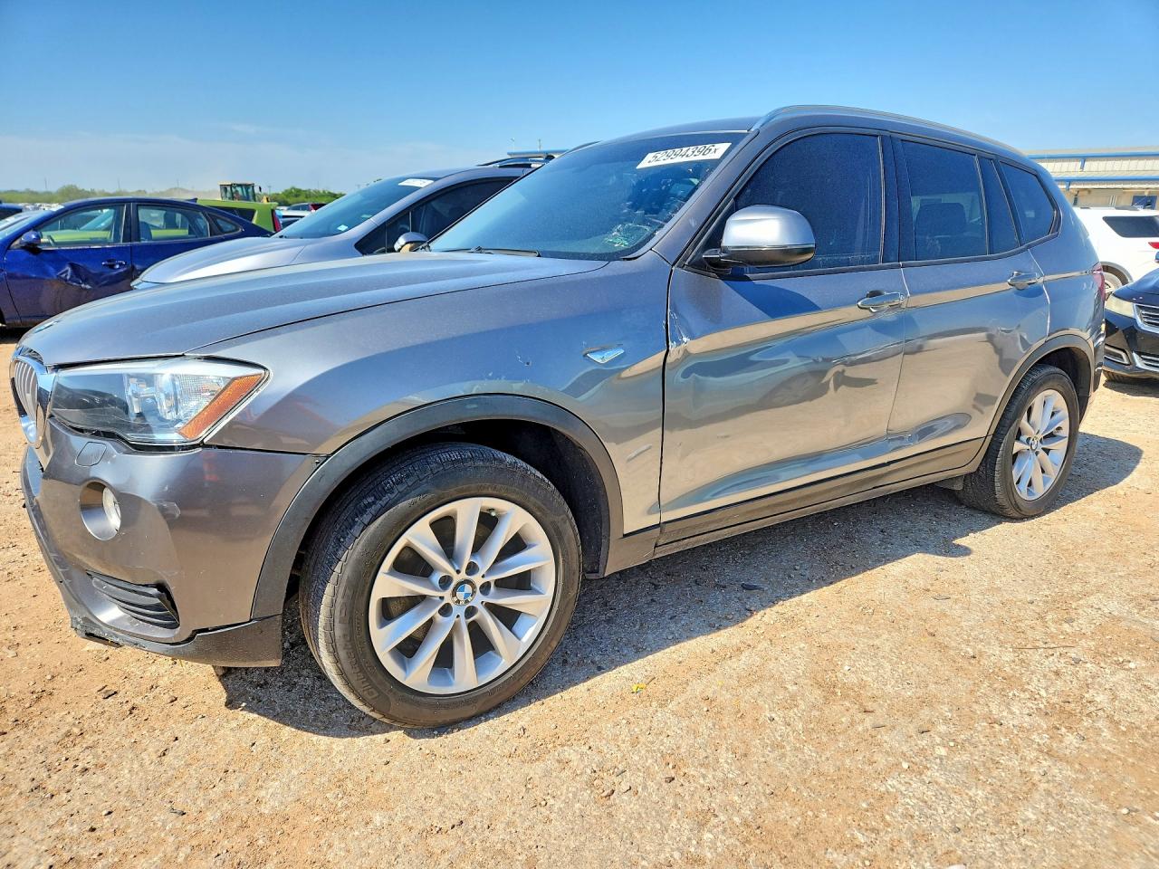 2017 BMW X3 sDrive28i, VIN 5UXWZ7C55H0T43932 — Frame damage