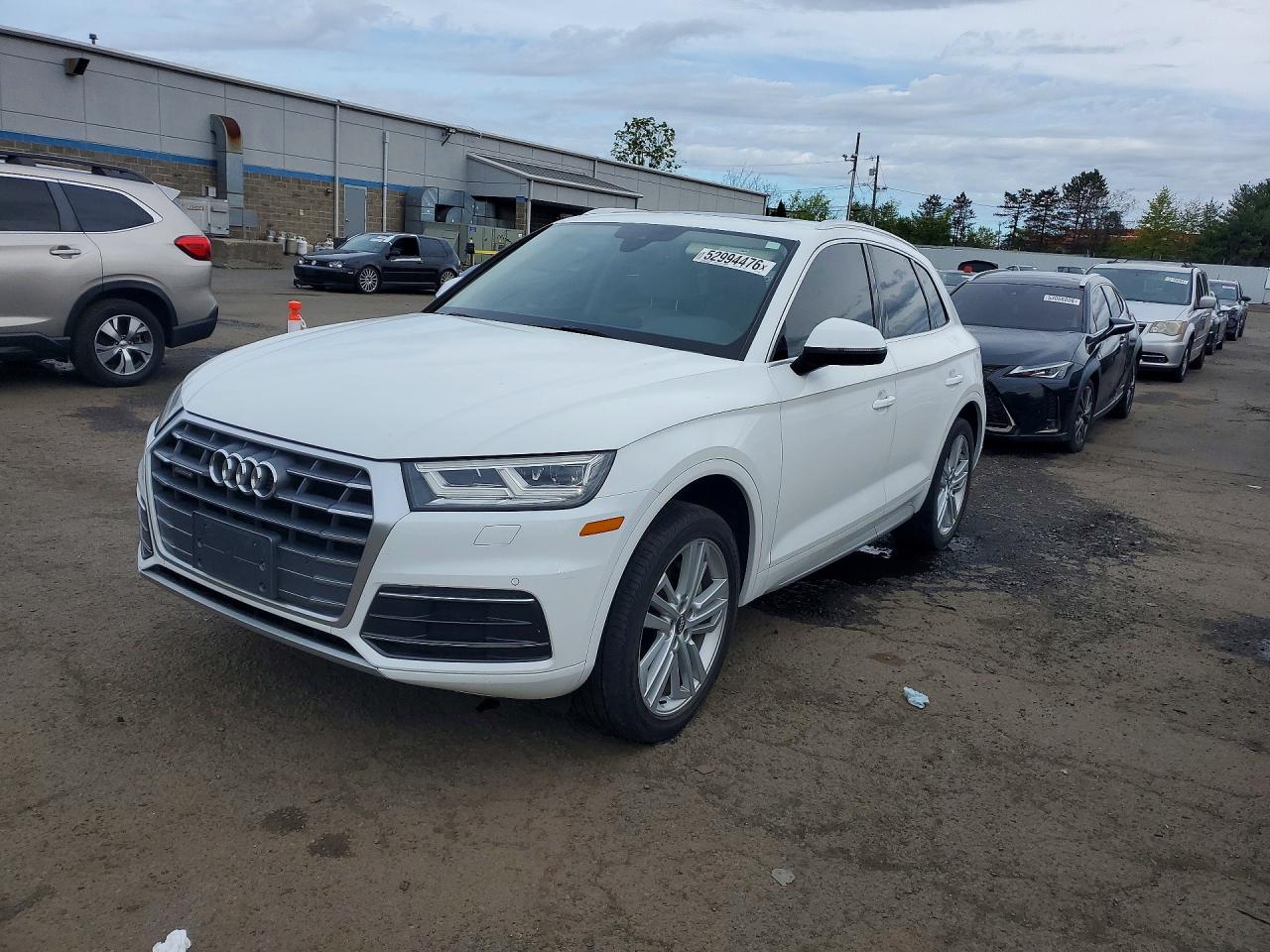 2018 Audi Q5 Premium Plus, VIN WA1BNAFYXJ2006885 — Engine fire