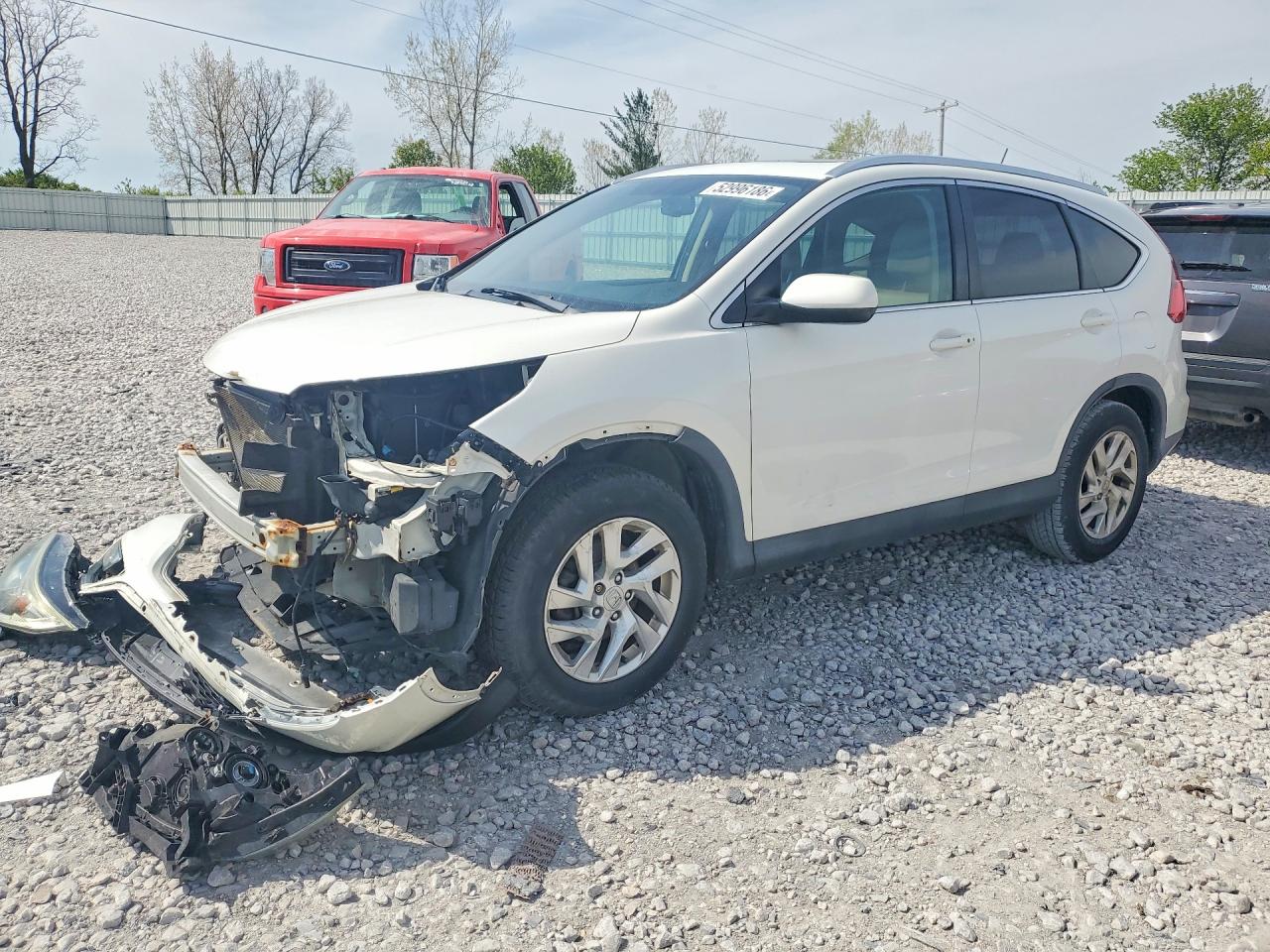 2016 Honda CR-V EX-L, VIN 5J6RM4H71GL037453 — Front end