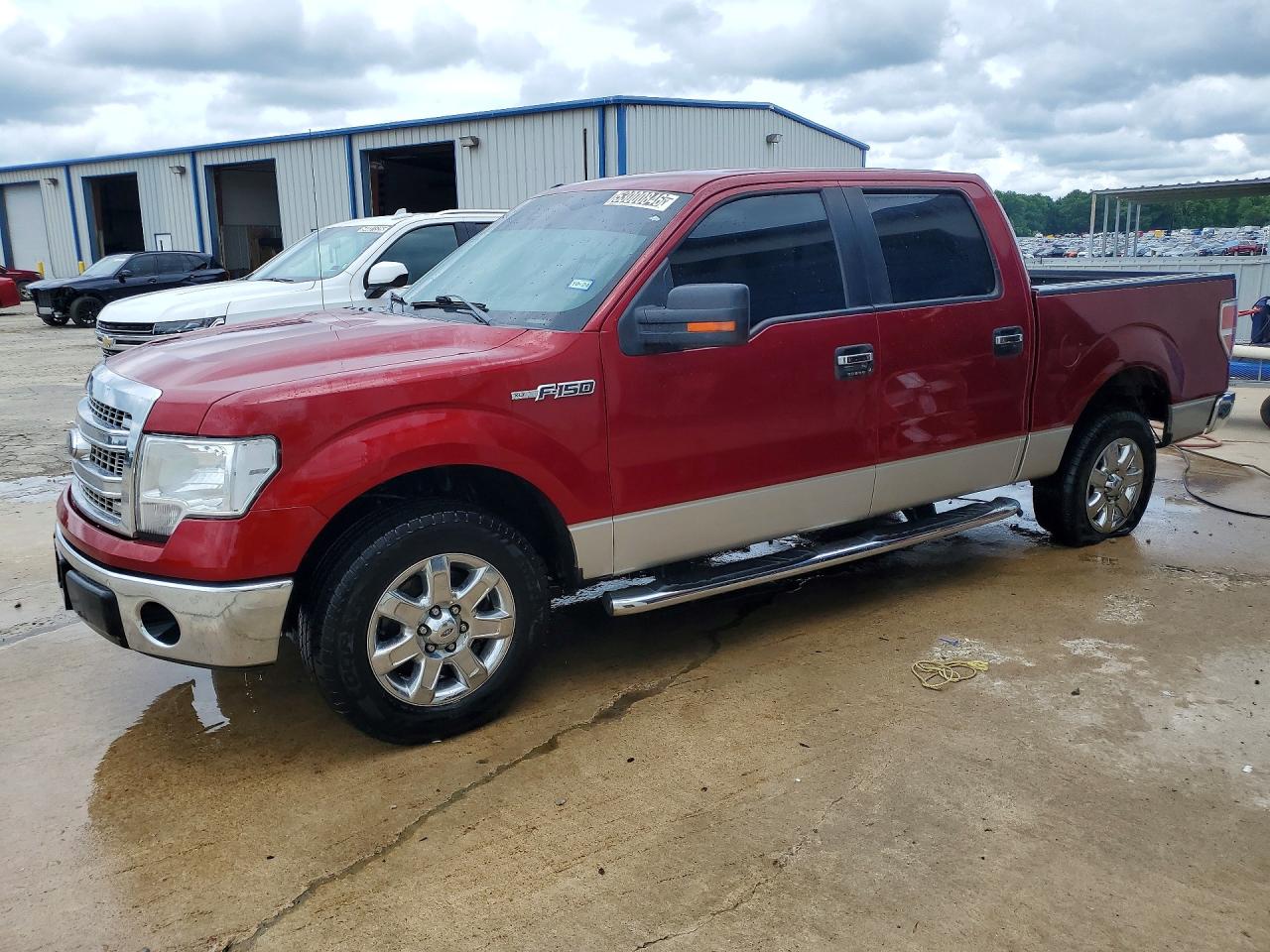2013 Ford F-150 XLT, VIN 1FTFW1CF4DKF59141 — Frame damage