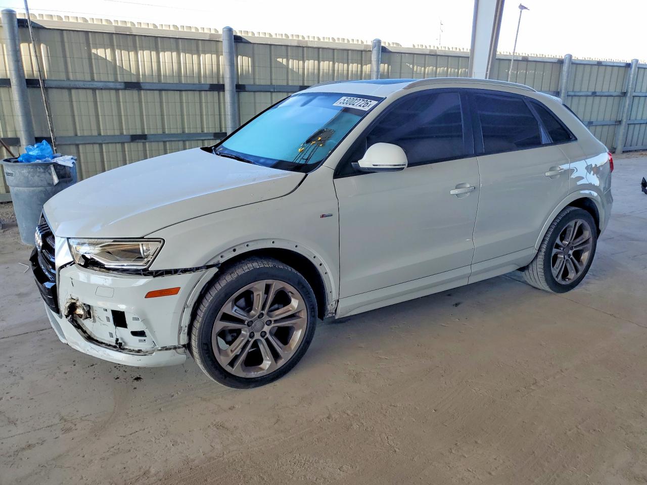 2018 Audi Q3 Premium, VIN WA1BCCFS9JR010253 — Front end