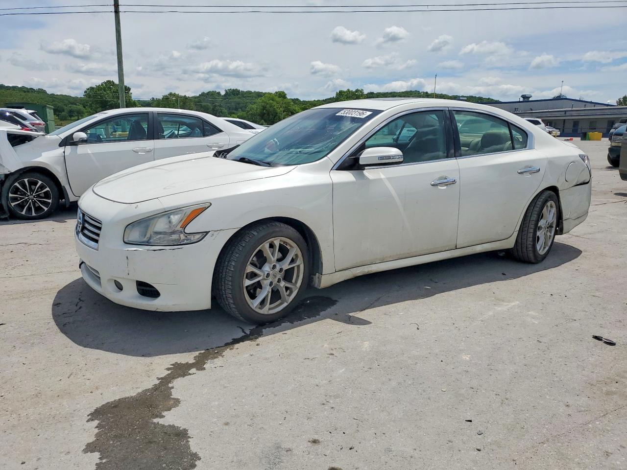 2012 Nissan Maxima SV, VIN 1N4AA5AP4CC848384 — Зад