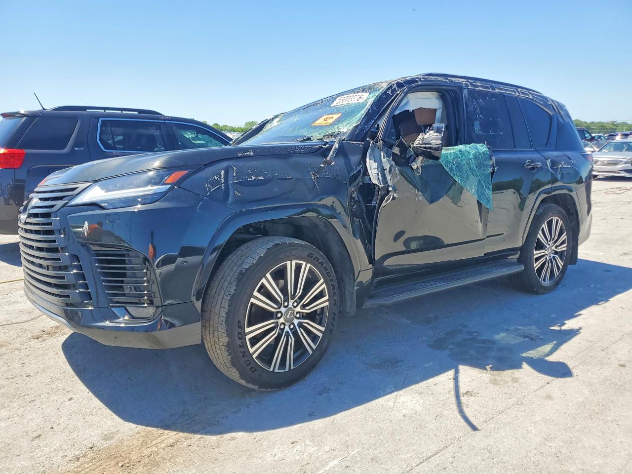 2025 Lexus LX 600 Luxury, VIN JTJGB7CX2S4071607 — Rollover
