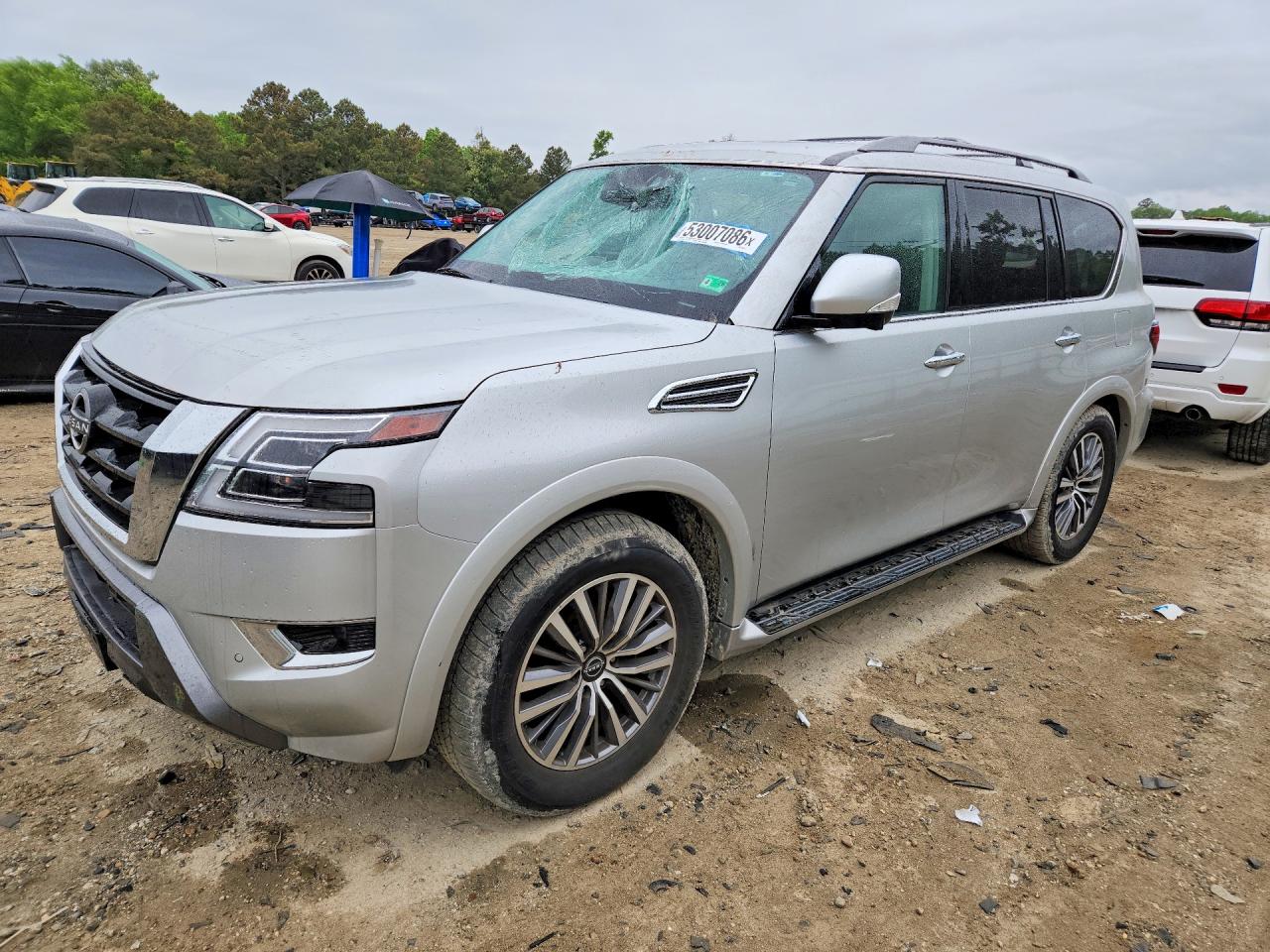 2023 Nissan Armada SL, VIN JN8AY2BD2P9690675 — Vandalism