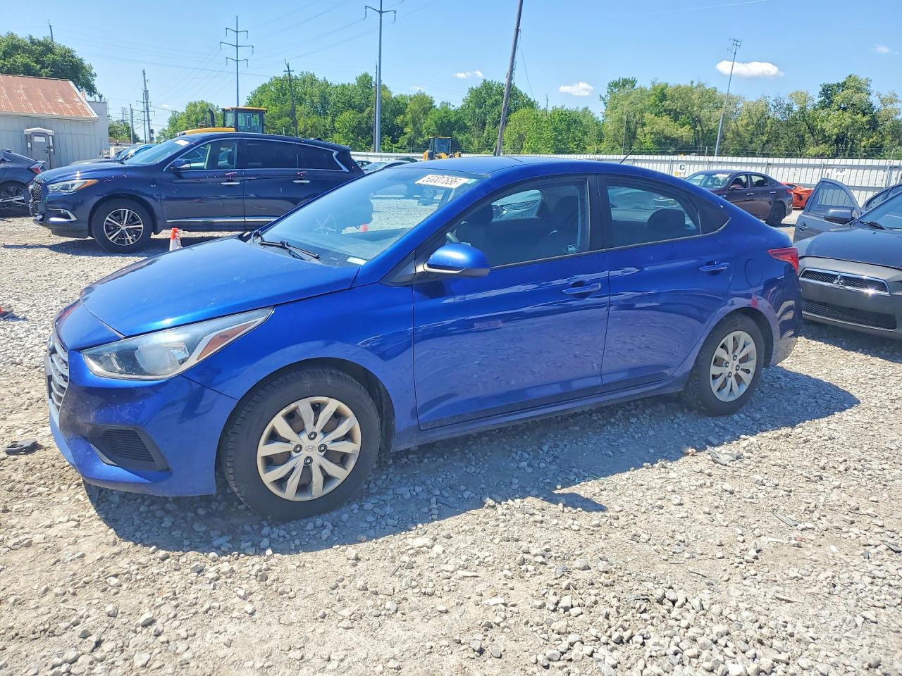 2019 Hyundai Accent SE, VIN 3KPC24A39KE060893 — Front end