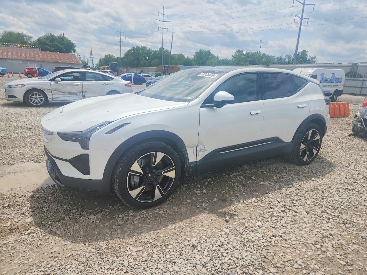 2025 Polestar 3, VIN 7SYEA3YB1SG027687 — Front end