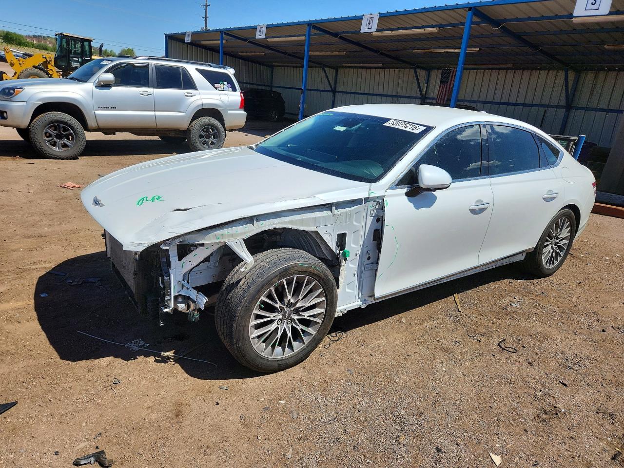 2021 Genesis G80 2.5T, VIN KMTGB4SCXMU073271 — Front end
