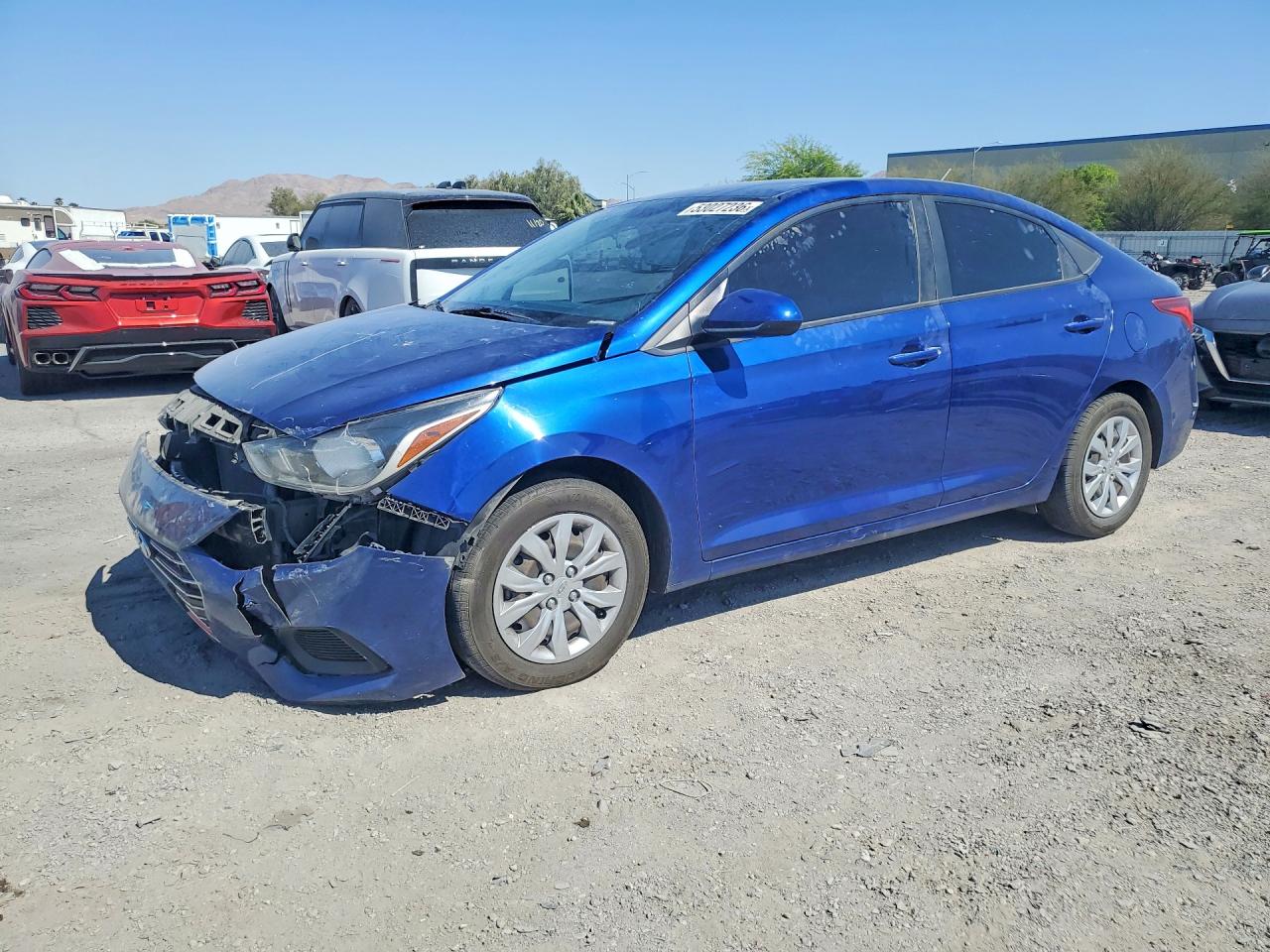 2021 Hyundai Accent SE, VIN 3KPC24A68ME147553 — Front end