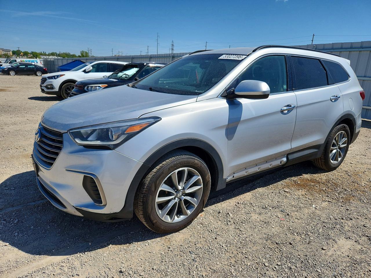 2017 Hyundai Santa Fe SE, VIN KM8SMDHF9HU179197 — Hail
