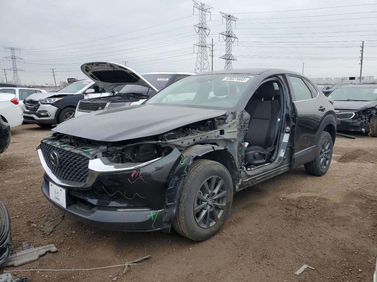 2023 Mazda CX-30 S, VIN 3MVDMBAM6PM549095 — Side