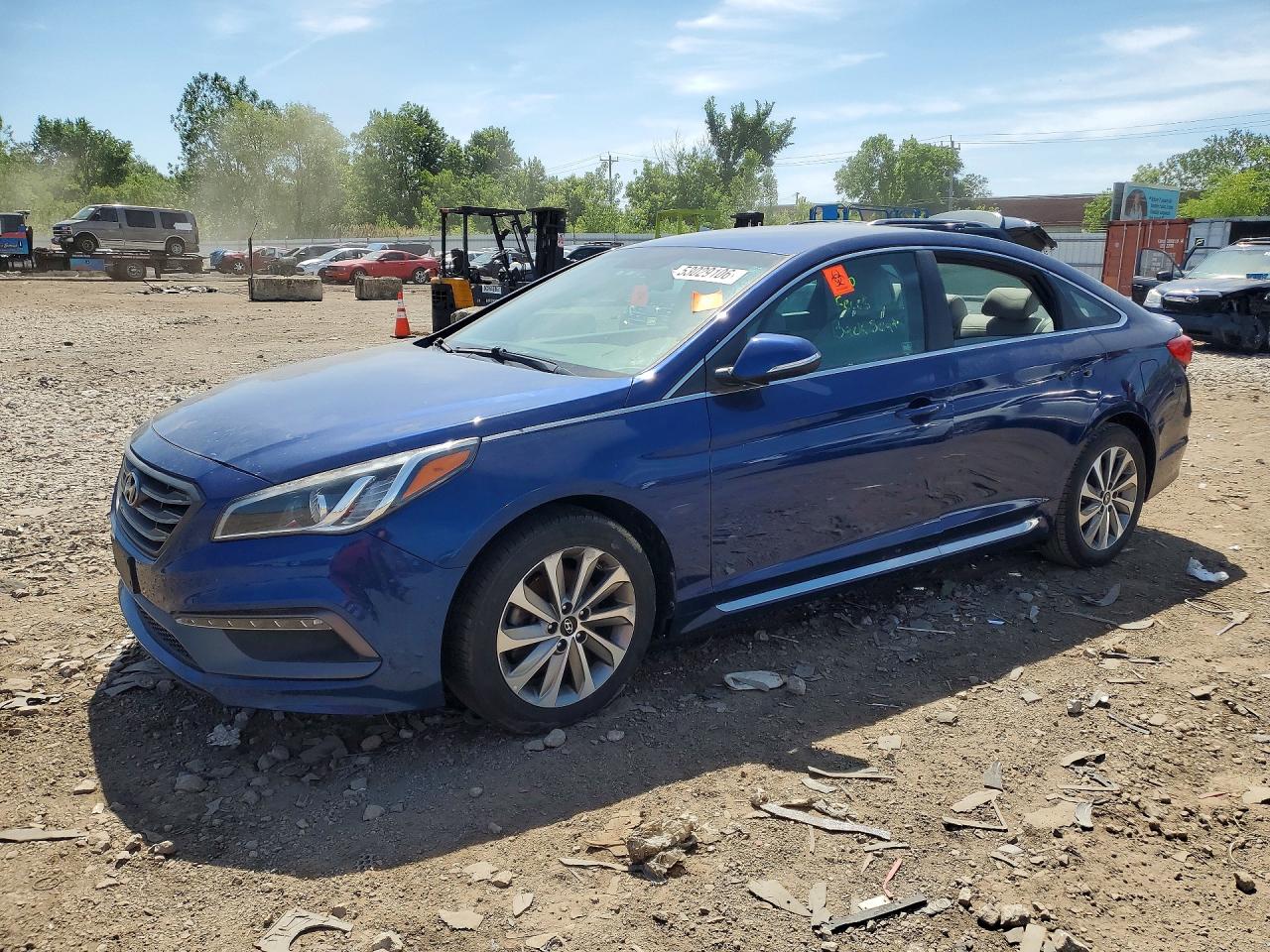 2017 Hyundai Sonata Limited, VIN 5NPE34AF2HH539712 — Auction photo