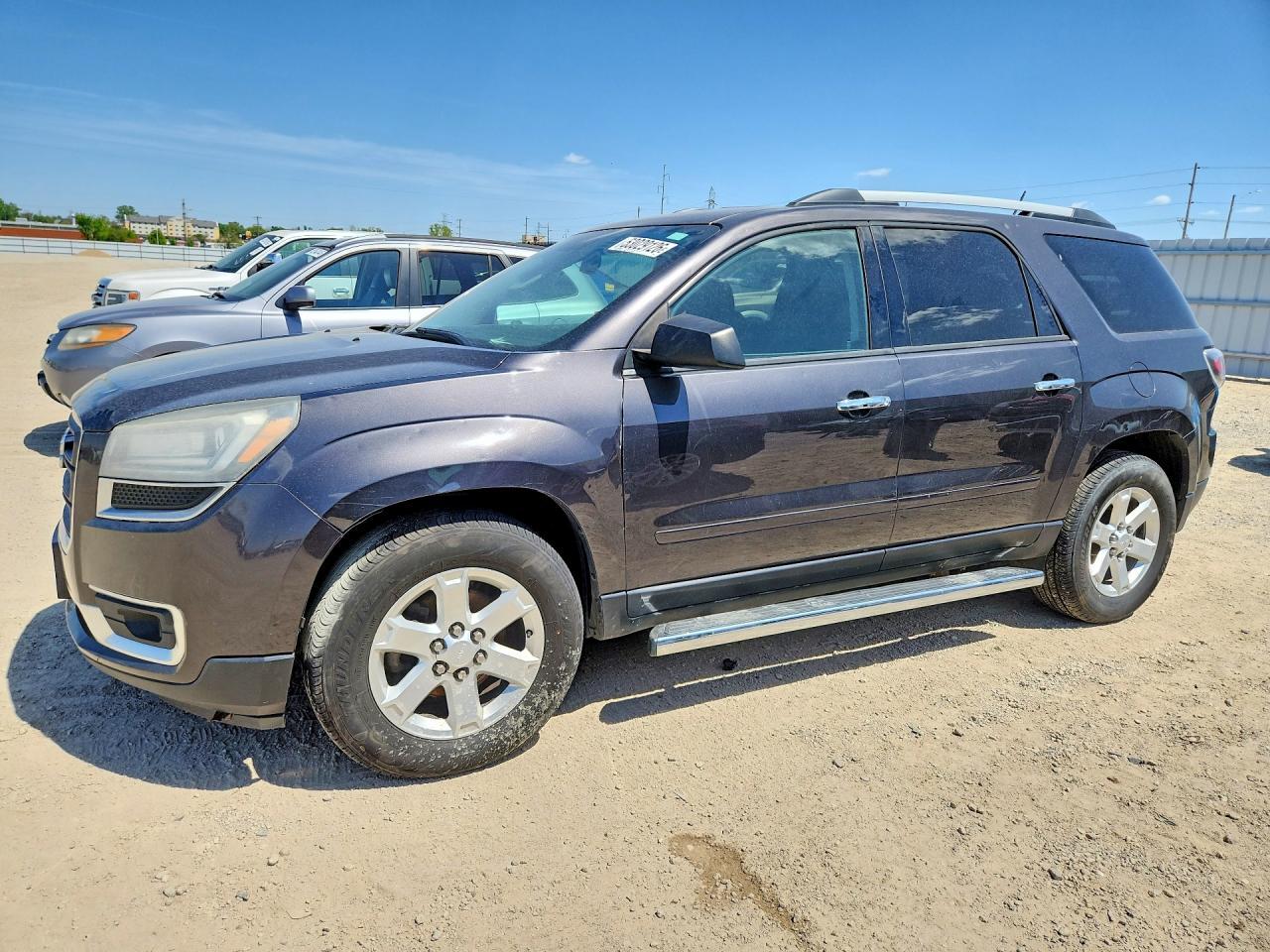 2015 GMC Acadia SLE, VIN 1GKKVPKD9FJ344064 — Hail