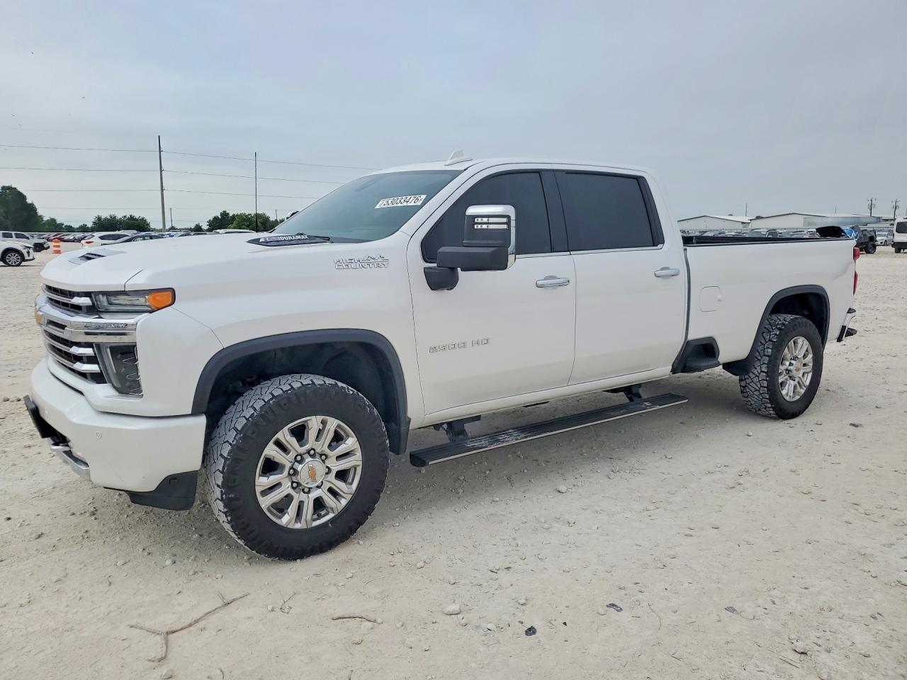 2021 Chevrolet Silverado 3500HD High Country, VIN 1GC4YVEY1MF225231 — Vandalism