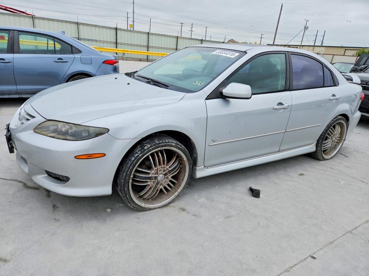 2004 Mazda 6 s, VIN 1YVHP84D945N87425 — Rear end