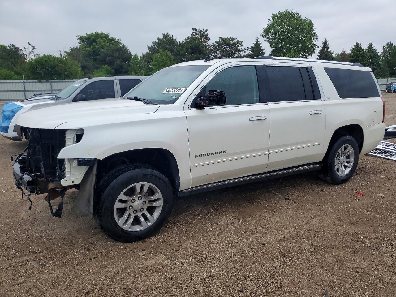 2015 Chevrolet Suburban LTZ, VIN 1GNSCKKC0FR120010 — Front end