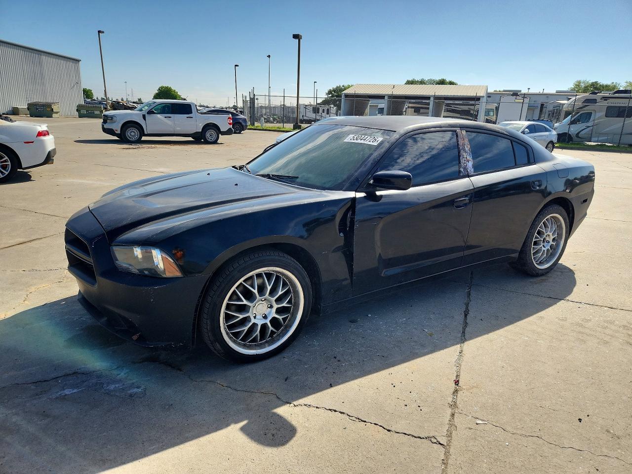 2012 Dodge Charger Police, VIN 2C3CDXAT4CH153925 — Interior fire