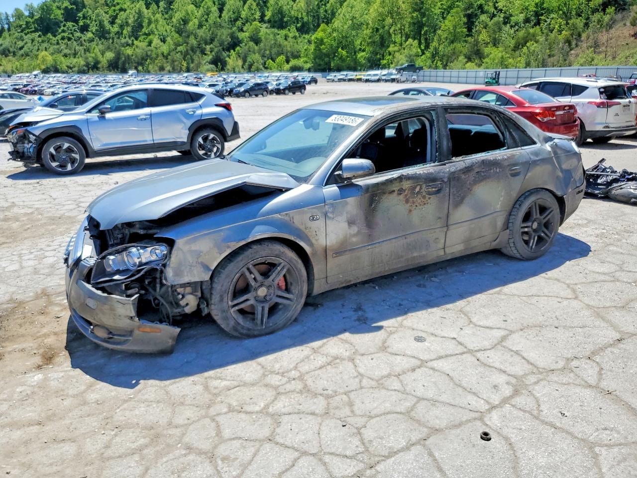 2005 Audi A4 2.0T, VIN WAUAF68E05A425352 — Burn