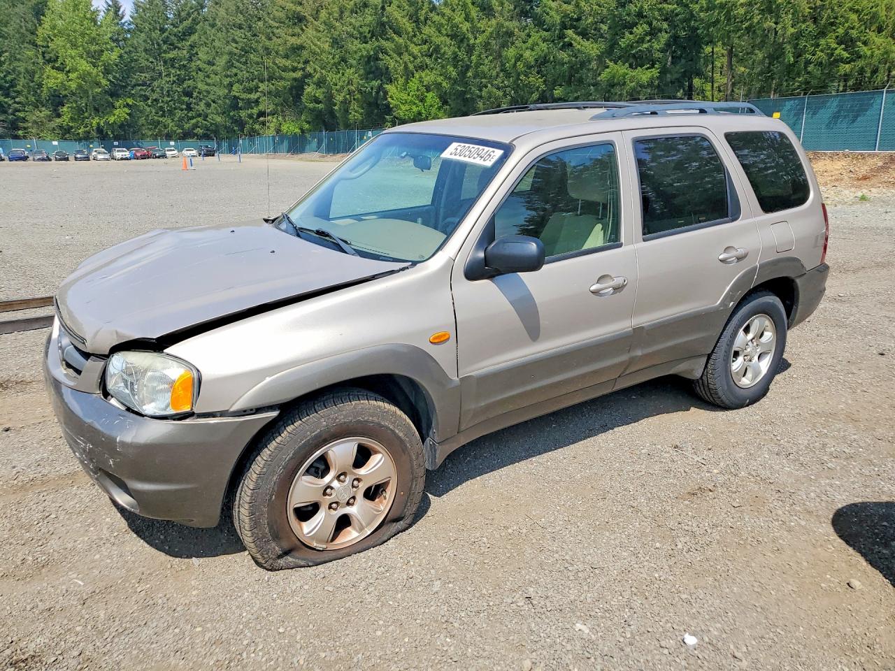 2002 Mazda Tribute LX, VIN 4F2YU09142KM13064 — Перед