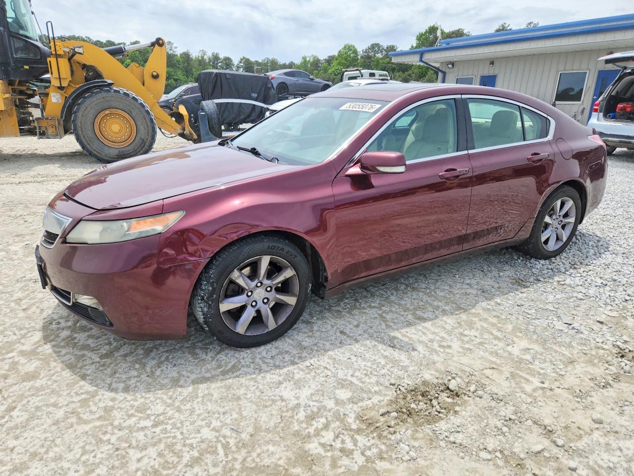 2013 Acura TL Technology, VIN 19UUA8F55DA007124 — Бок