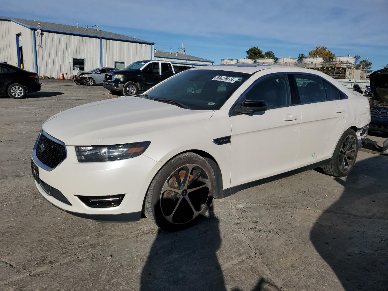 2015 Ford Taurus SHO, VIN 1FAHP2KT0FG172701 — Rear end