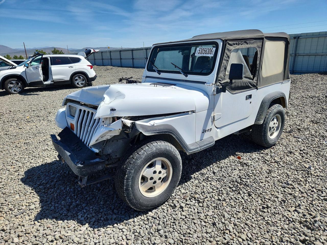 1993 Jeep Wrangler S, VIN 1J4FY19P8PP207000 — Front end