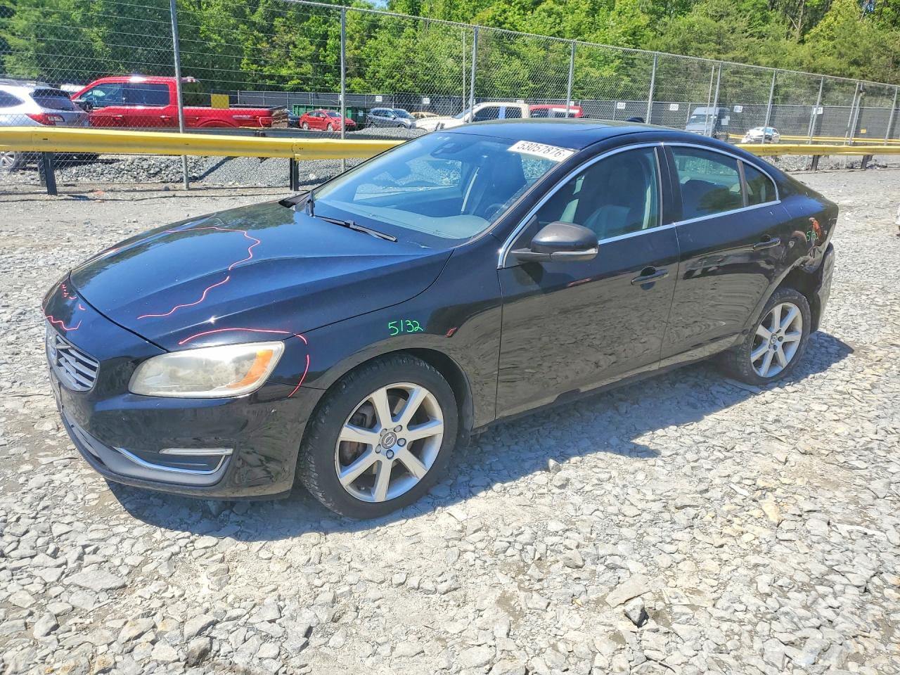 2016 Volvo S60 T5 Premier, VIN YV1612TK5G2401794 — Rear end