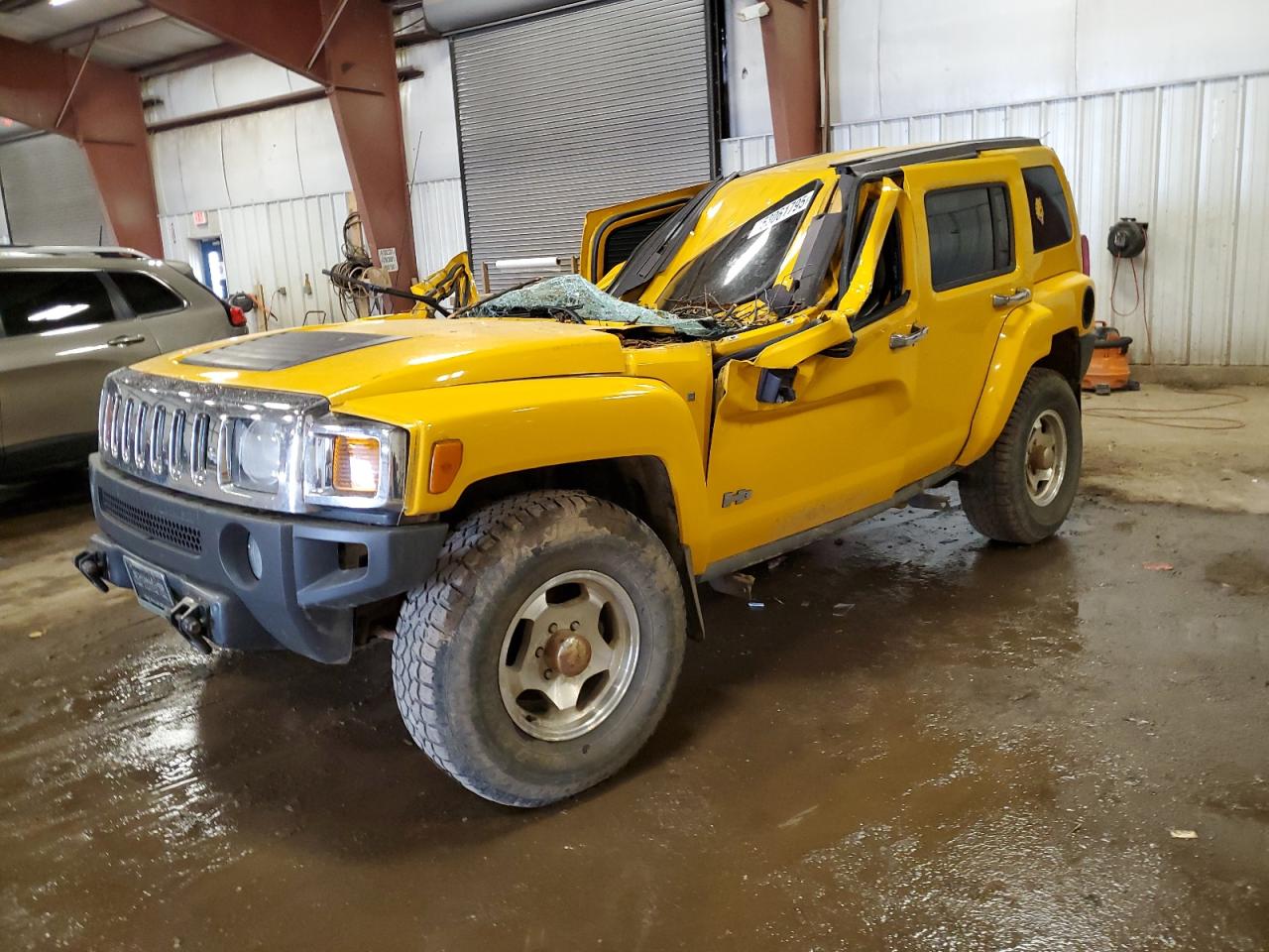2007 Hummer H3 SUV, VIN 5GTDN13E278117244 — Roof
