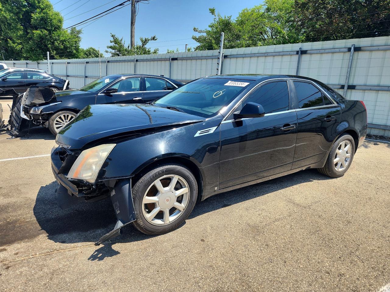 2008 Cadillac CTS RWD, VIN 1G6DF577680207197 — Rear end