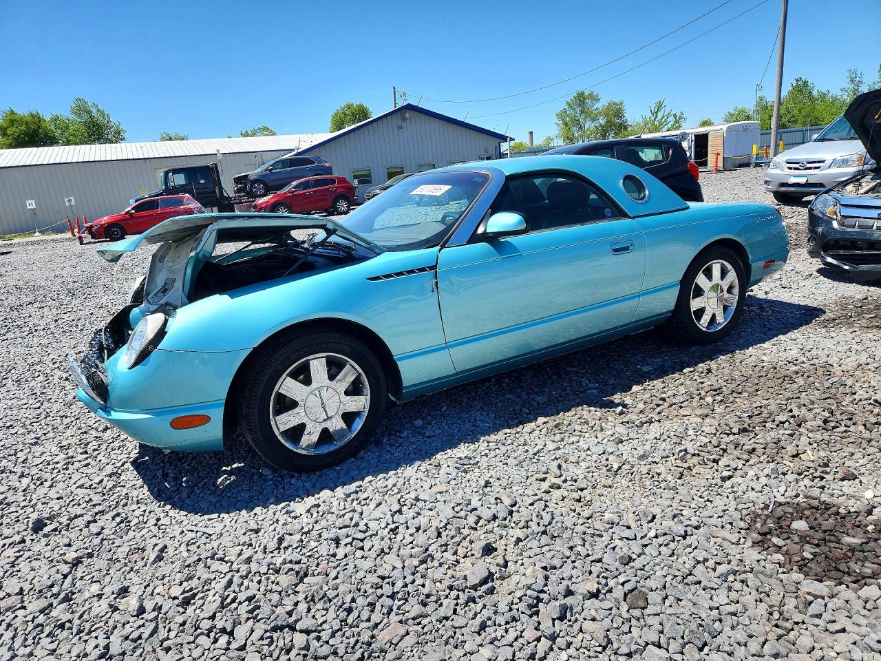 2002 Ford Thunderbird Hardtop Premium, VIN 1FAHP60A22Y130138 — Перед