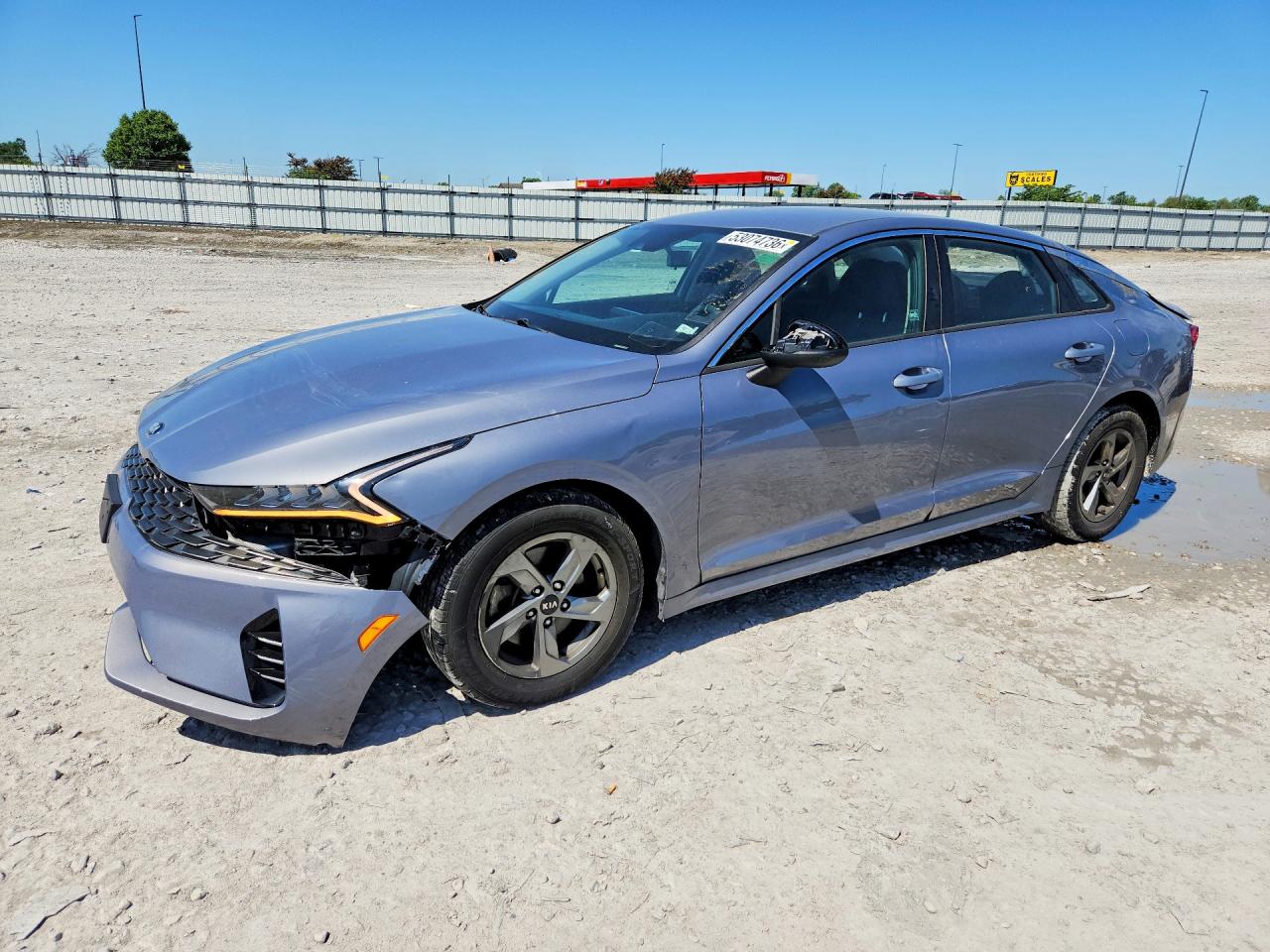 2021 Kia K5 LX, VIN 5XXG24J23MG017198 — Rear end