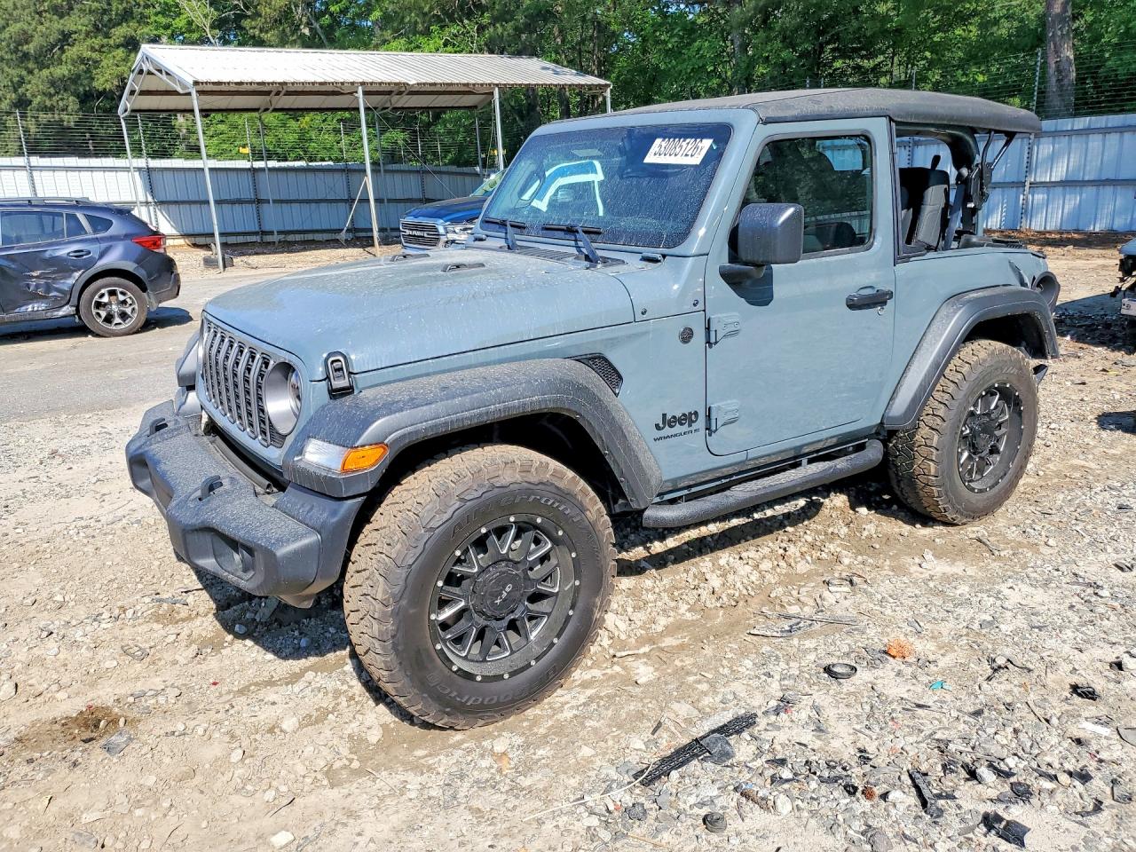 2025 Jeep Wrangler Willys, VIN 1C4PJXAN8SW549430 — Rear end