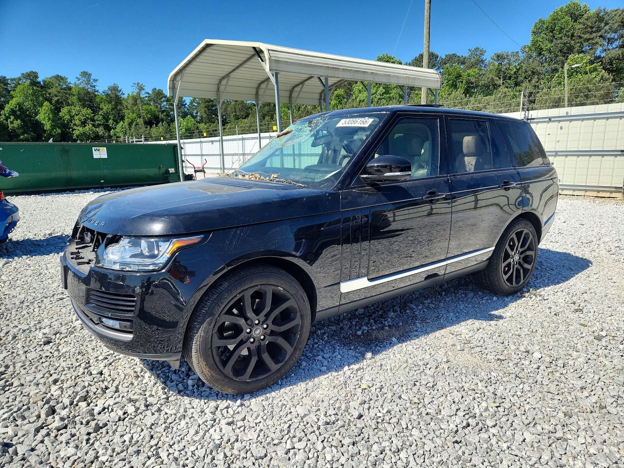 2014 Land Rover Range Rover HSE, VIN SALGS2VF3EA128860 — Front end